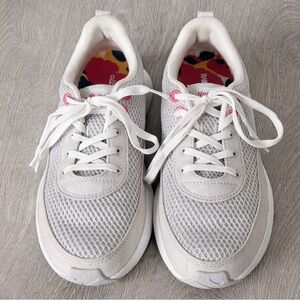 Allbirds Courier Sneakers Light Grey Pink Mesh Retro | Size 8